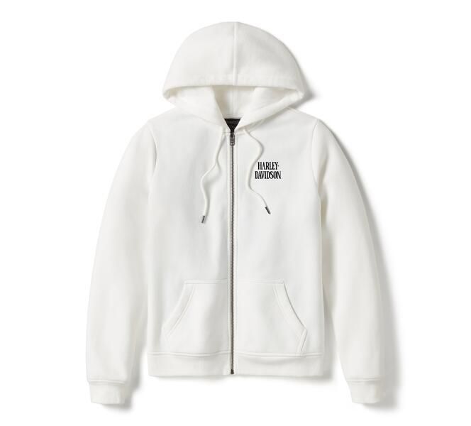 Willie G Skull Full Zip Fleece Hoodie 96594-25VW