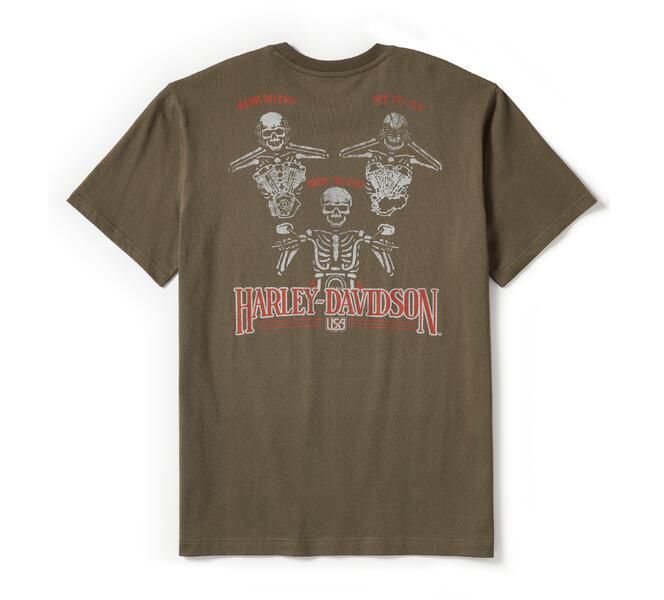 Harley-Davidson T-Shirt See No Evo green