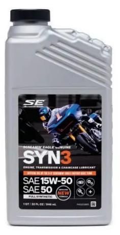 Screamin EagleHarle-Davidson Syn3 Motorcycle Oil 15W50 / SAE50 Full Synthetic 1 Liter 62600153