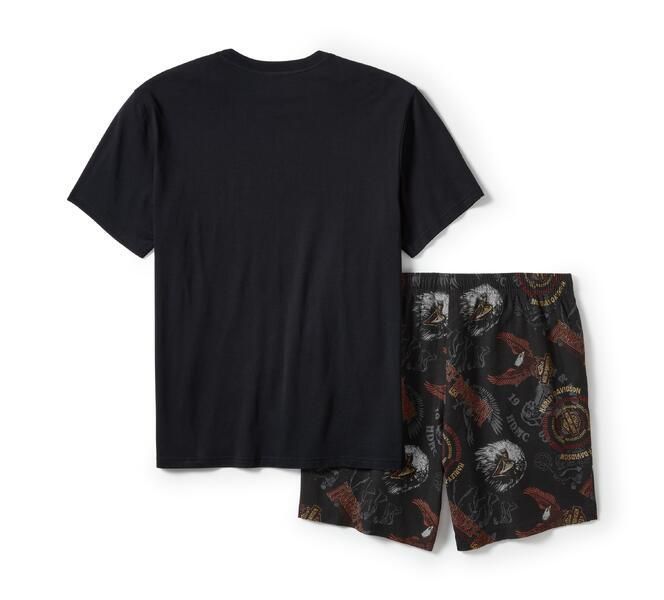 Men's 80s Tank Pajama Shorts Set 96470-25VM