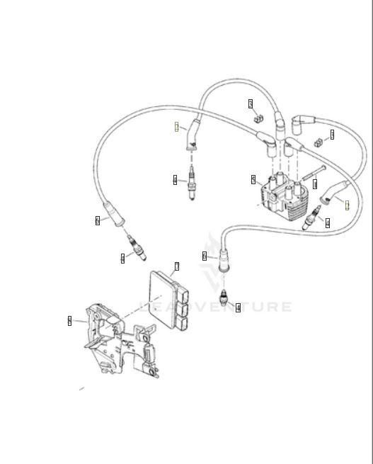 Harley-Davidson Spark Plug Lead short M8 32001-08A