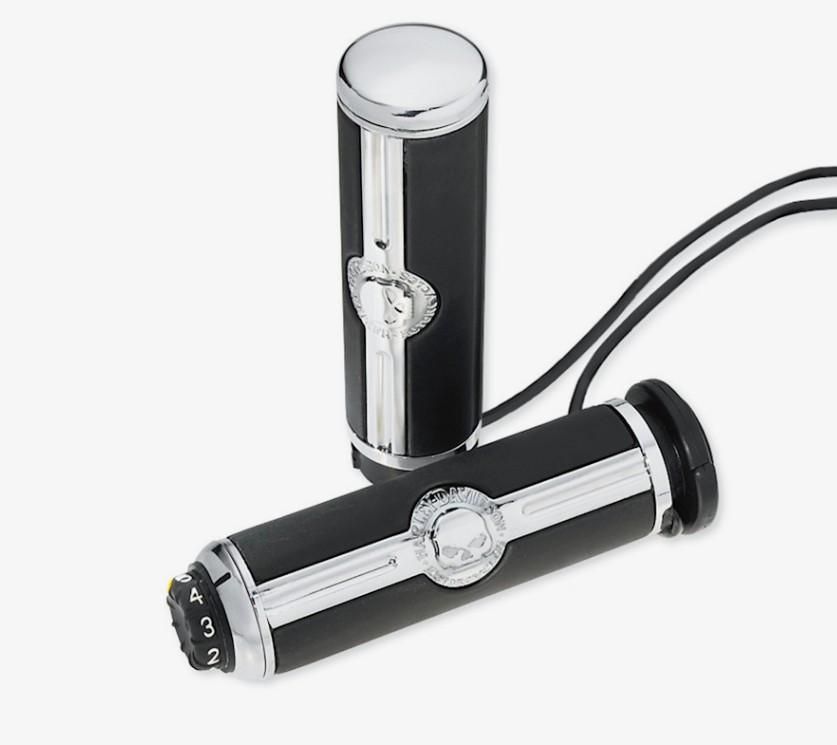 Harley-Davidson Willie G Skull Heated Grips 56100260