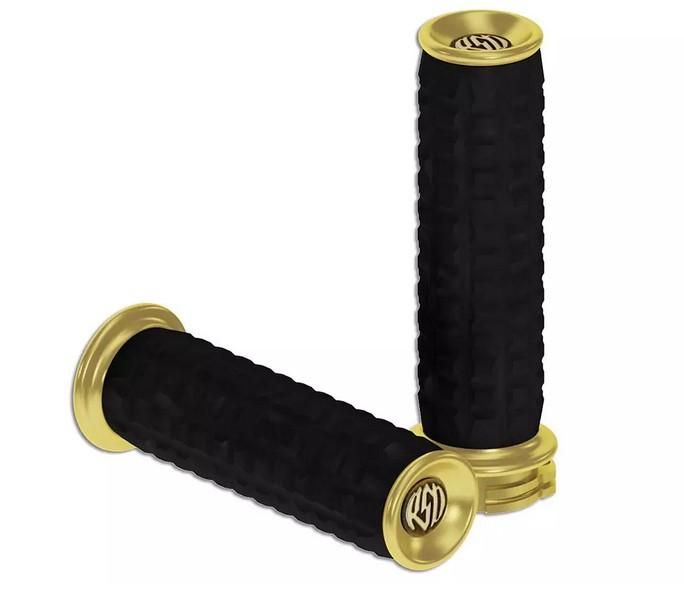 RSD ~Roland Sands Traction Grips, Brass 0063-2070