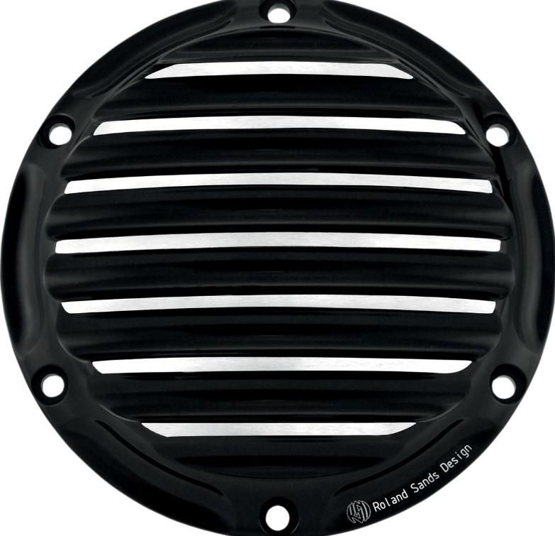 Roland Sands Design Nostalgia Derby Cover Contrast Cut Finish For Sportster XL