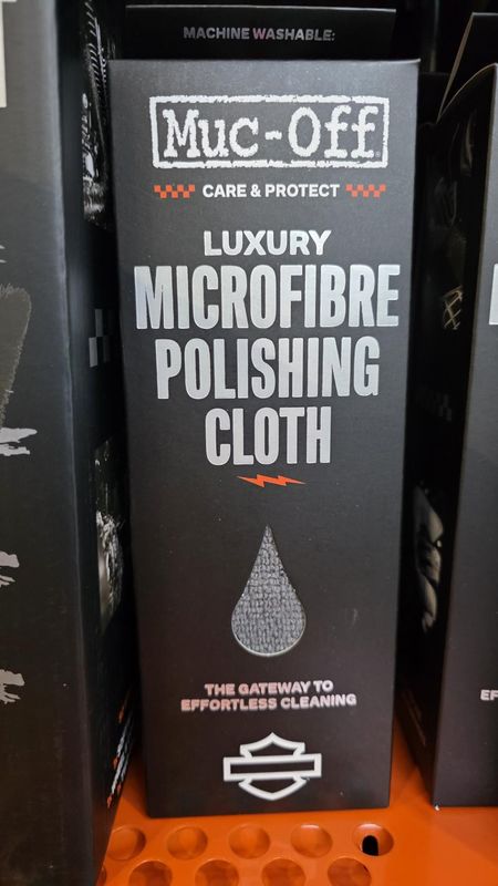 Muc-Off Harley-Davidson Luxury Microfibre Polishing Cloth 21550