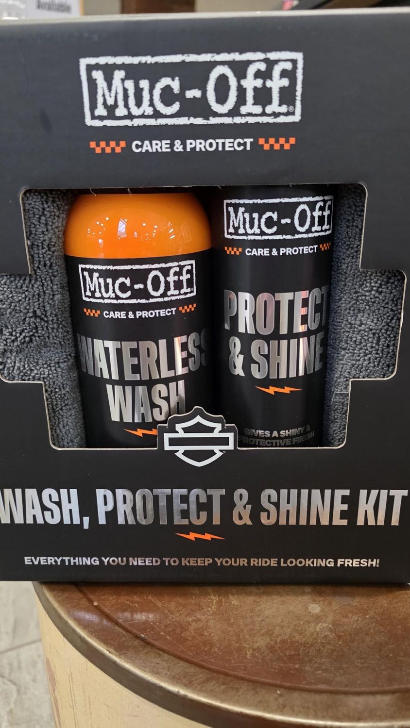 Muc-Off Harley-Davidson Moto Wash, Protect and Shine Kit 21539