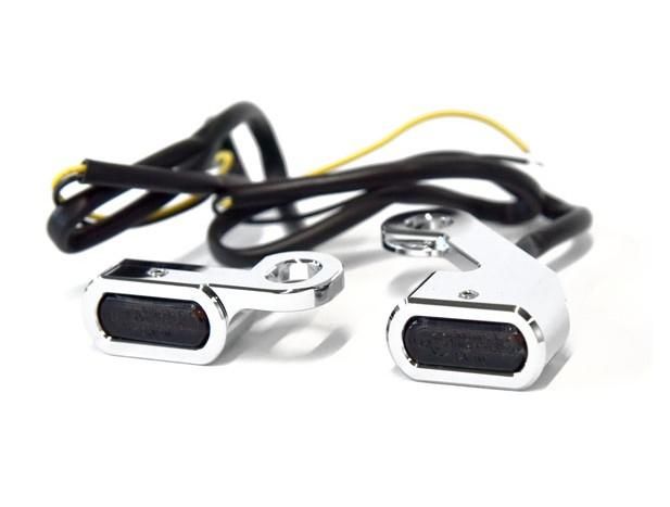 MCS Fastline Chrome Turn Signal Set Harley-Davidson Touring Softail MS577084