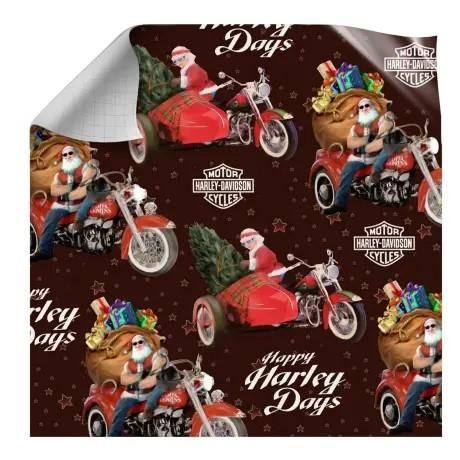 Harley-Davidson Gift Wrap Biker Santa 76 cm x 6m HDX-900327
