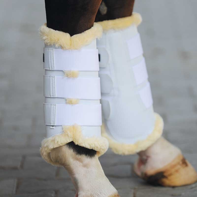 Kavalkade Brushing Boots "Show" WHITE