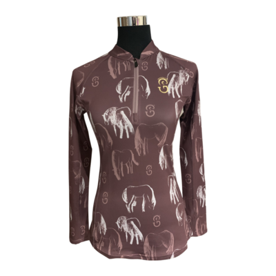 Equi-Site “Evika” UV-Riding Shirt Old Rose