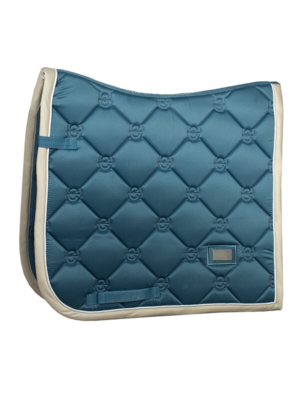 DRESSAGE SADDLE PAD STONE BLUE FULL