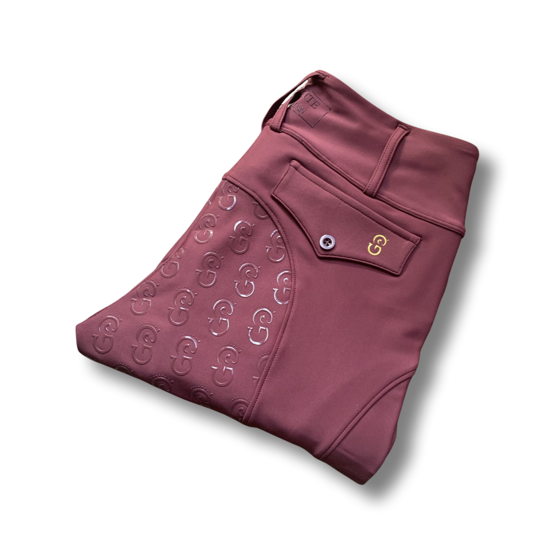 Equi-Site &quot;Comfort&quot; Breggings MAGIC MAROON