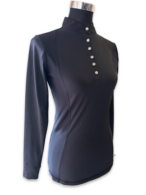 Equi-Site SORA Deluxe UV-Riding Shirt BLACK