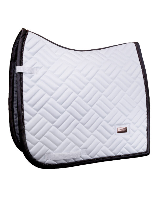 DRESSAGE SADDLE PAD MODERN WHITE MOONLESS NIGHT FULL