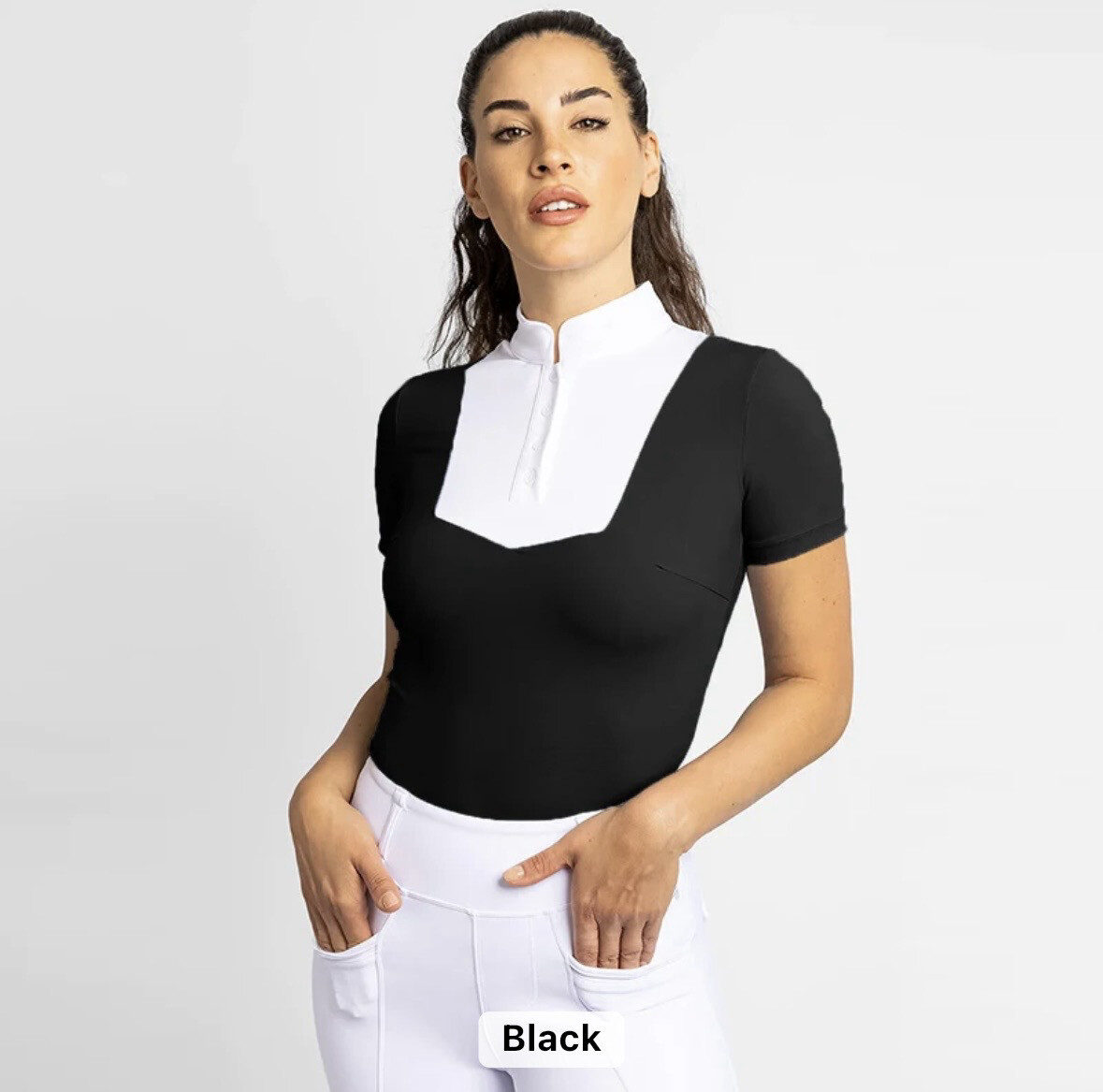 Equi-Site Competition Shirt BLACK, Competition Shirt Black: XS