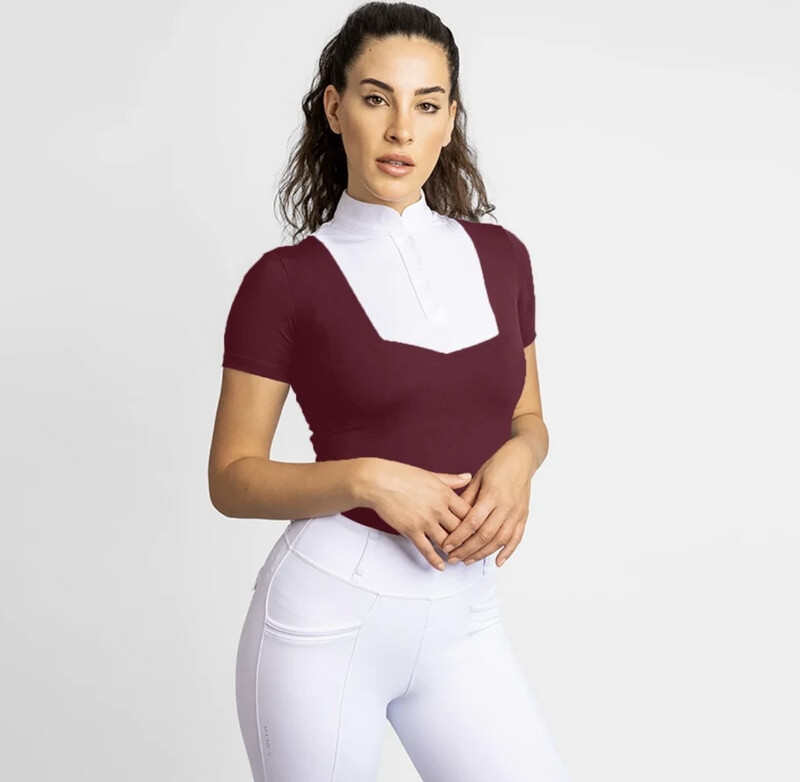 Equi-Site Competition Shirt BURGUNDY