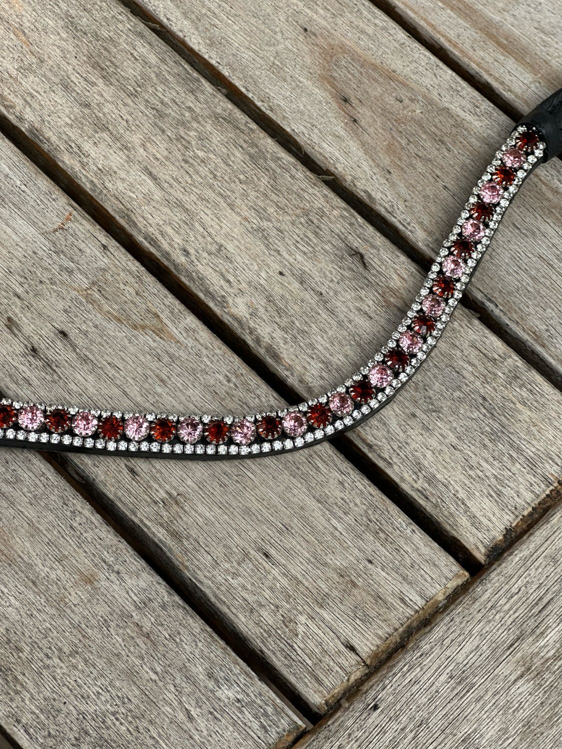 Browband Pink/Red Style 7