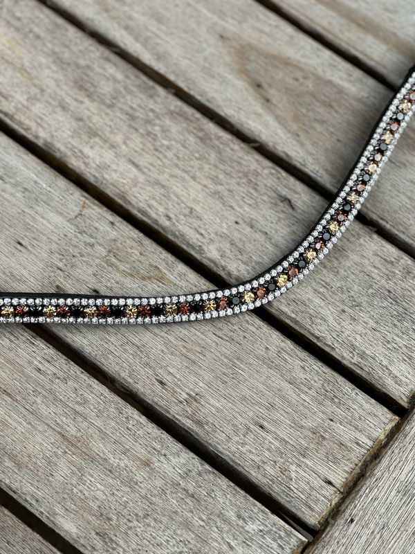 Browband Brown/Champagne Style 14