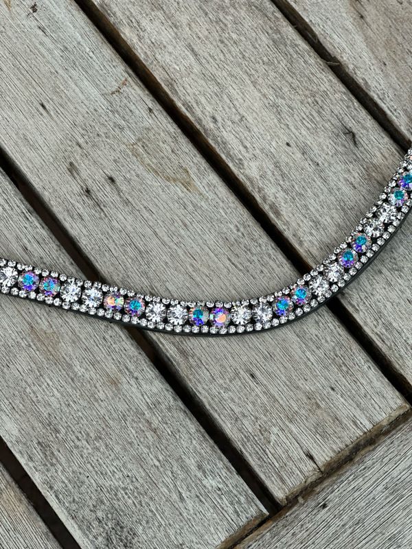 Browband Diamond 3-row Style 22