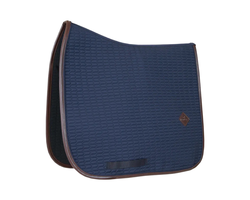 Kentucky Saddle Pad Dressage Leather Navy