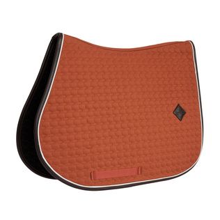 Kentucky Saddle Pad Classic Leather Jumping Orange