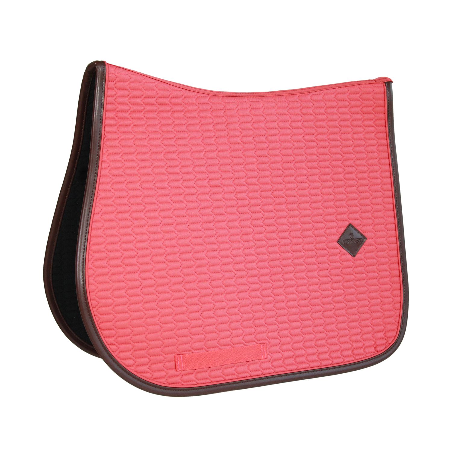 Kentucky Saddle Pad Color Edition Leather Jumping Coral