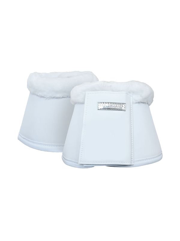 Equestrian Stockholm Bell Boots White Silver Large