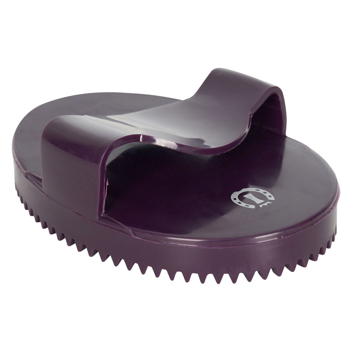 Imperial Riding Curry Comb Rubber Small, Curry Comb: Bordeaux