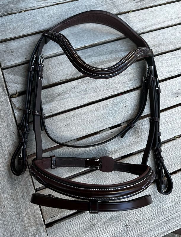 Africana Italian Dual Stitch Premium Bridle