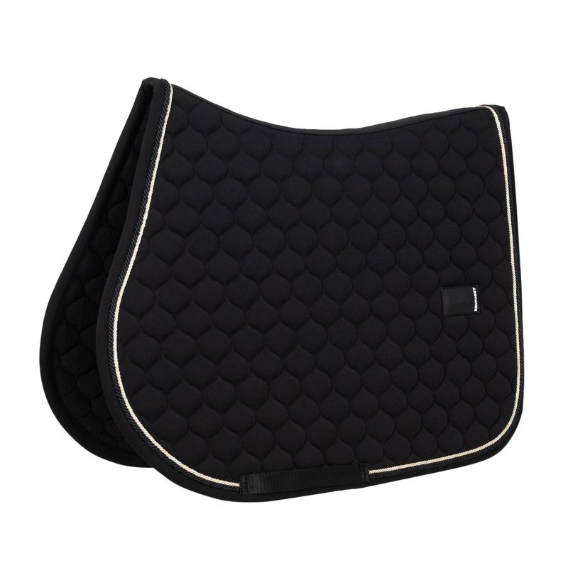 Kentucky Saddle Pad Jump Onion Quilt Rubber Logo Black