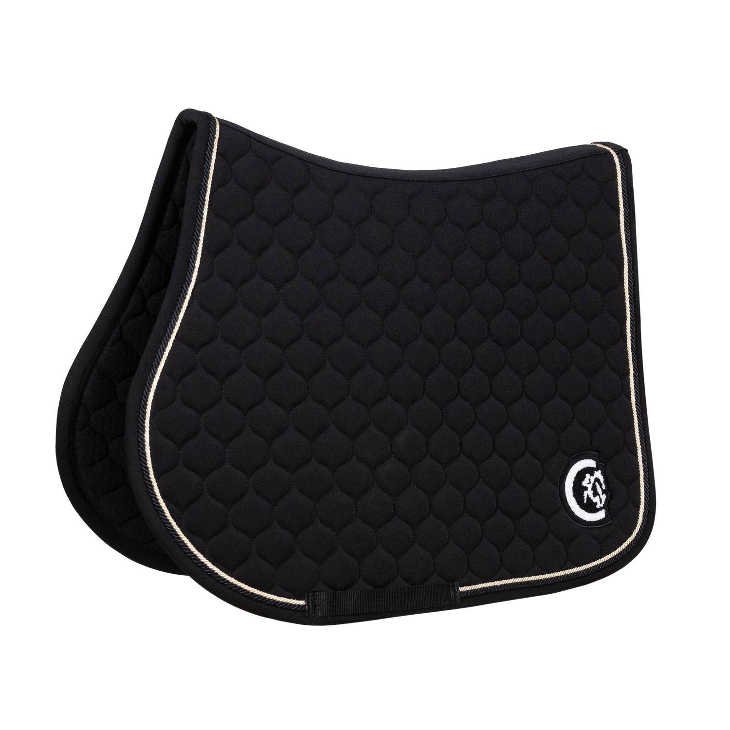 Kentucky Saddle Pad Jump Onion Quilt 3D Logo Black