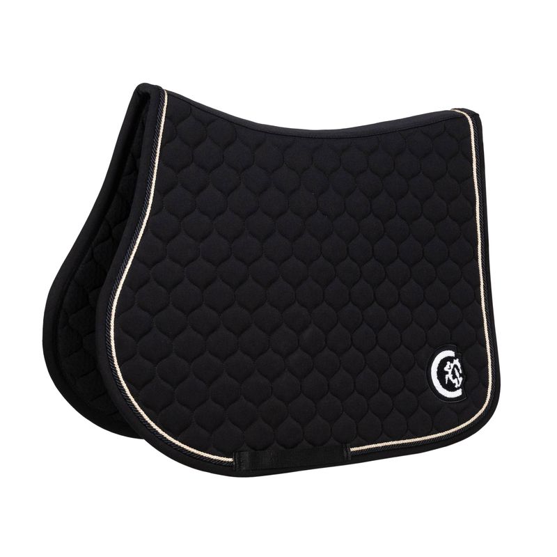 Kentucky Saddle Pad Jump Onion Quilt 3D Logo Black