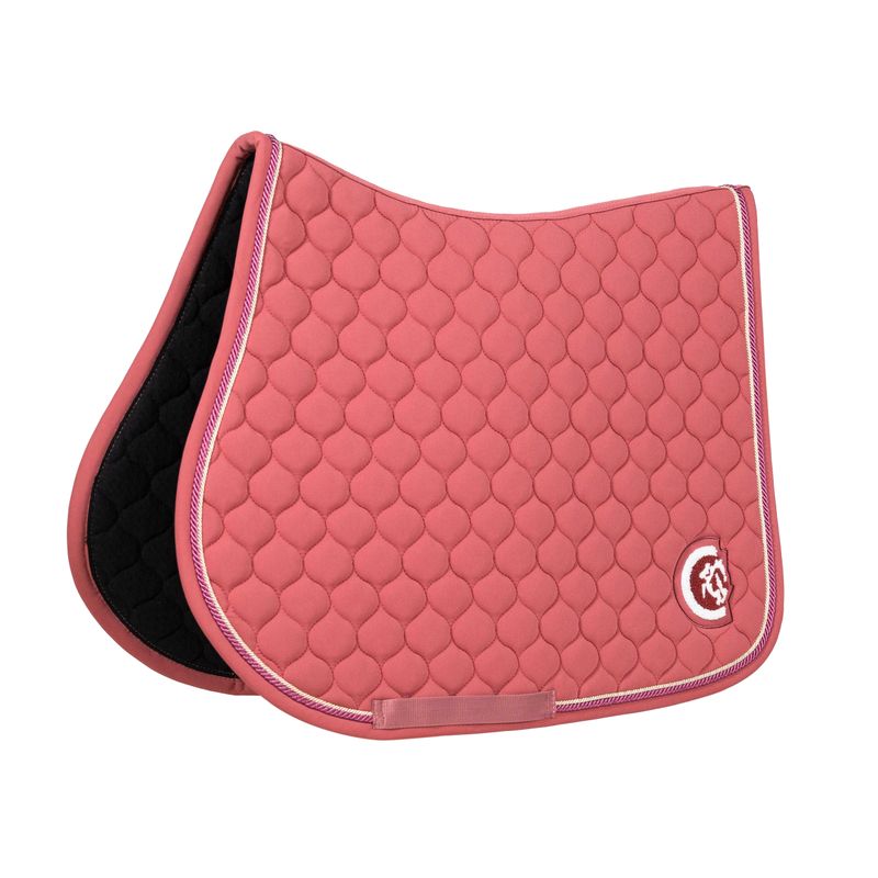 Kentucky Saddle Pad Jump Onion Quilt 3D Logo Fuchsia
