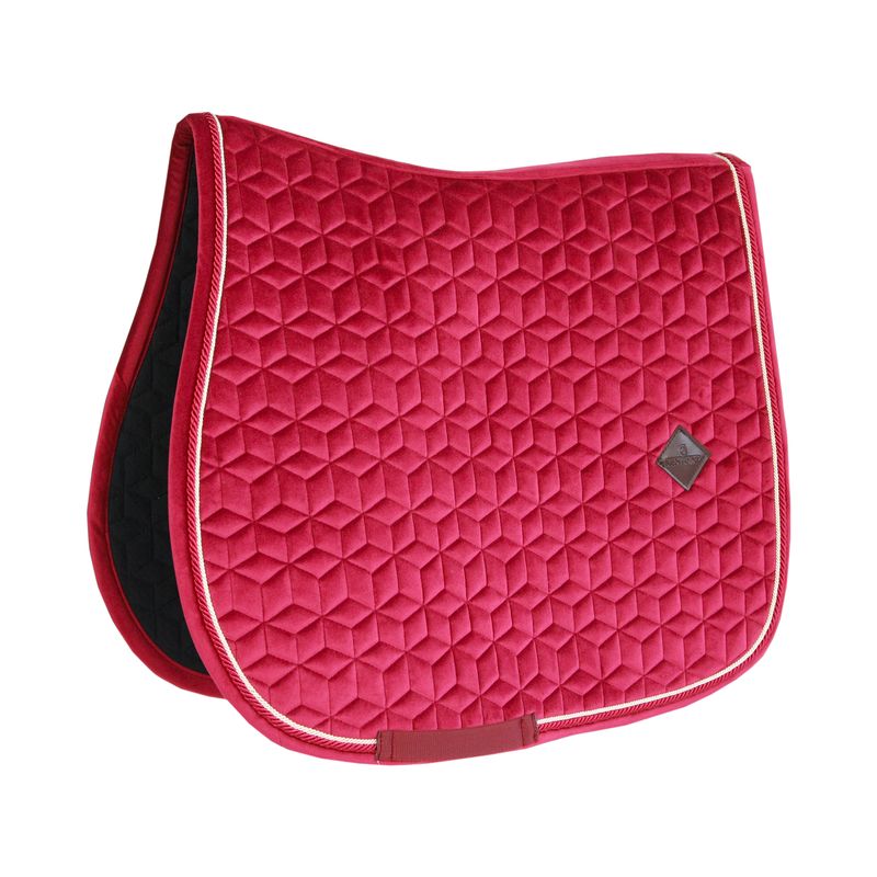 Kentucky Saddle Pad Jump Velvet Fuchsia