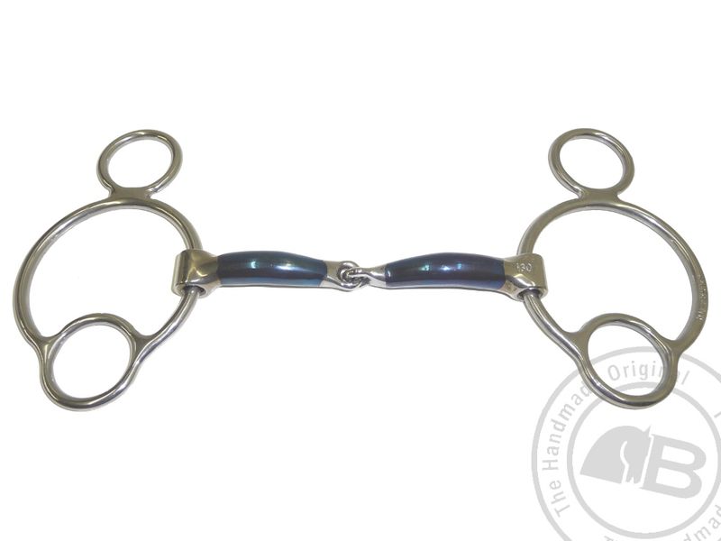 Bombers 2 1/2 Ring Ultra Comfy Lock Up Snaffle 120mm