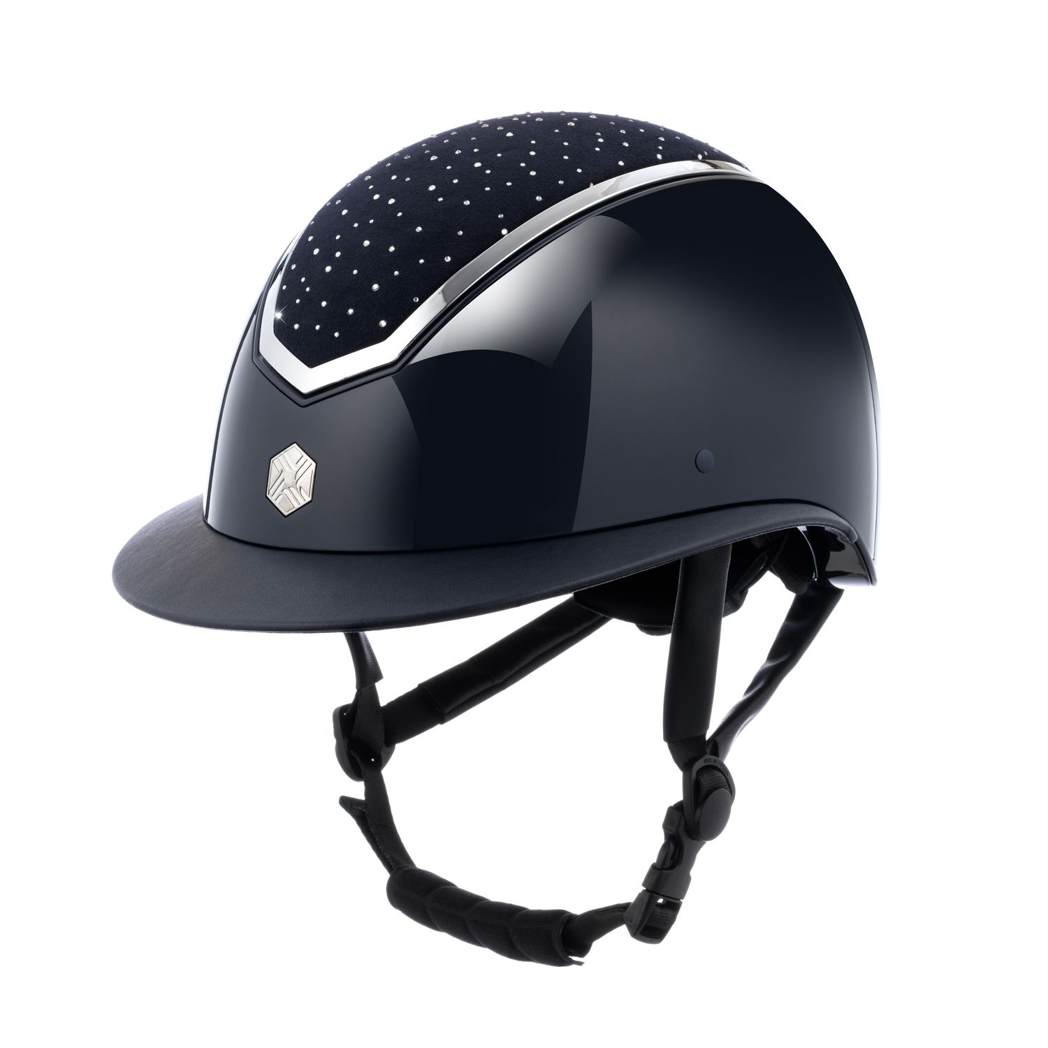 Charles Owen Kylo 2025 NAVY Gloss Crystal Widepeak