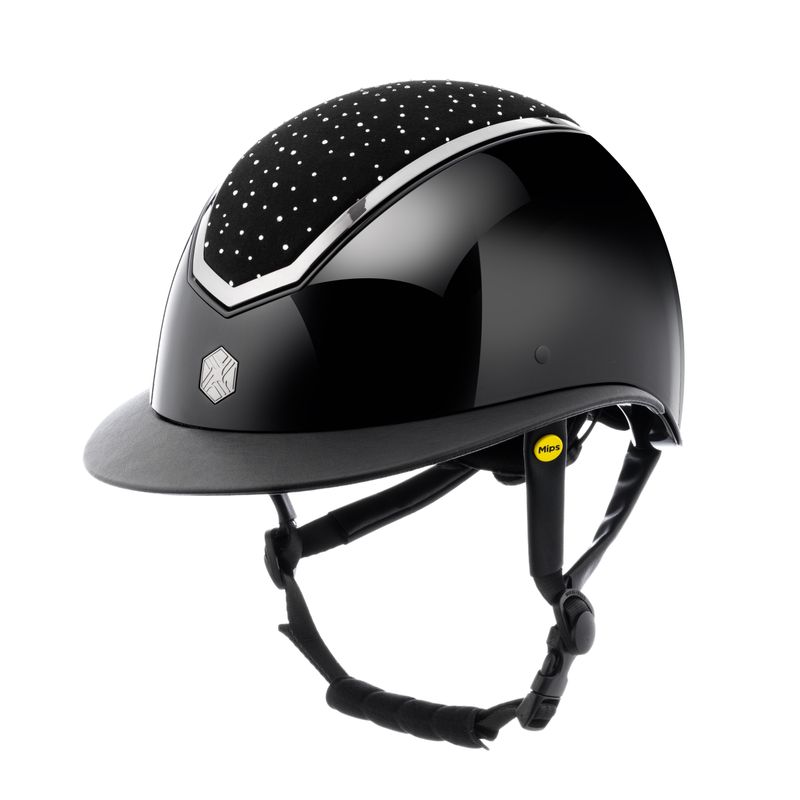 Charles Owen Kylo 2025 Black Gloss Crystal Widepeak with MIPS