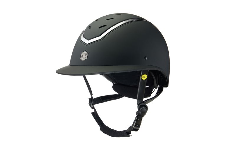 Charles Owen Kylo 2025 Black Matt Chrome Widepeak with MIPS