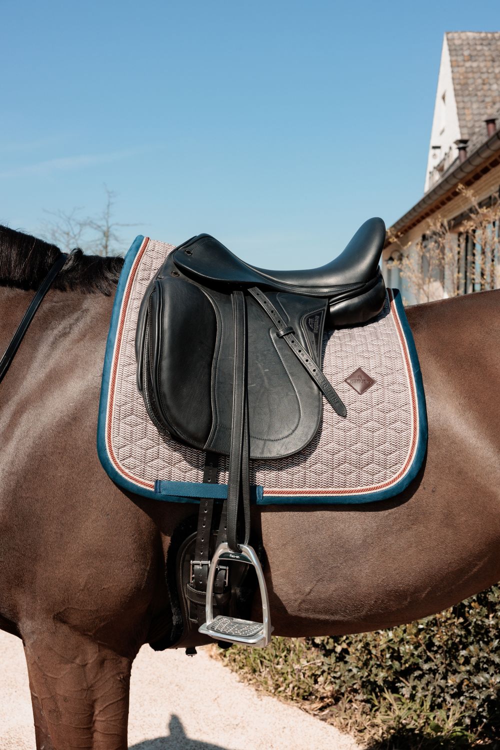 Kentucky Saddle Pad Pied de Poule Dressage