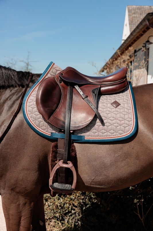 Kentucky Saddle Pad Pied-de-Poule Jumping