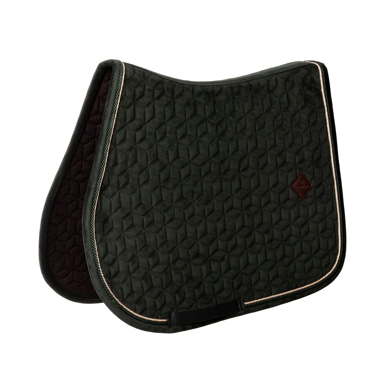 Kentucky Saddle Pad Velvet Jump Dark Green