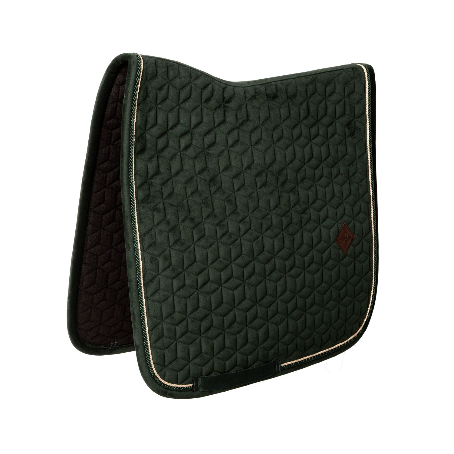 Kentucky Saddle Pad Dressage Velvet Dark Green