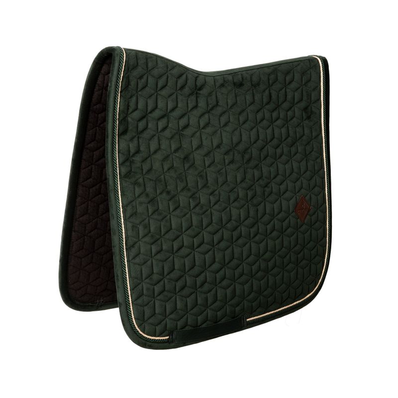 Kentucky Saddle Pad Dressage Velvet Dark Green