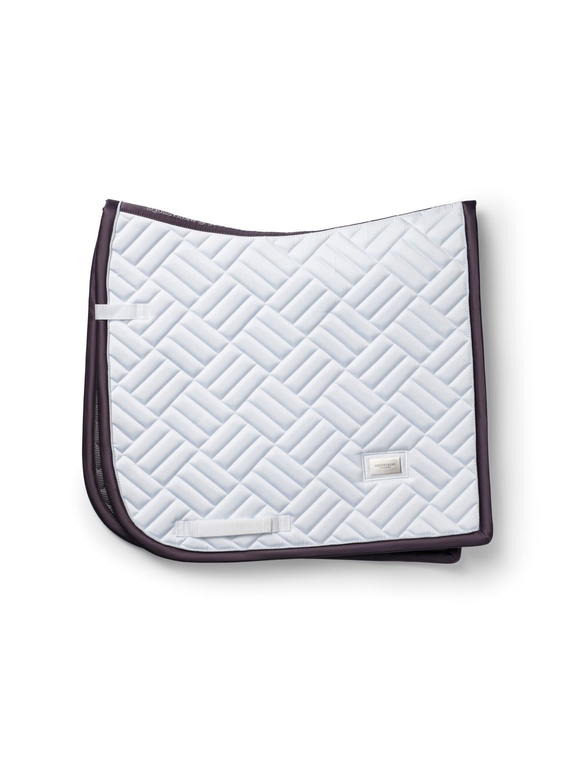 Dressage Saddle Pad Modern White DARK VIOLET