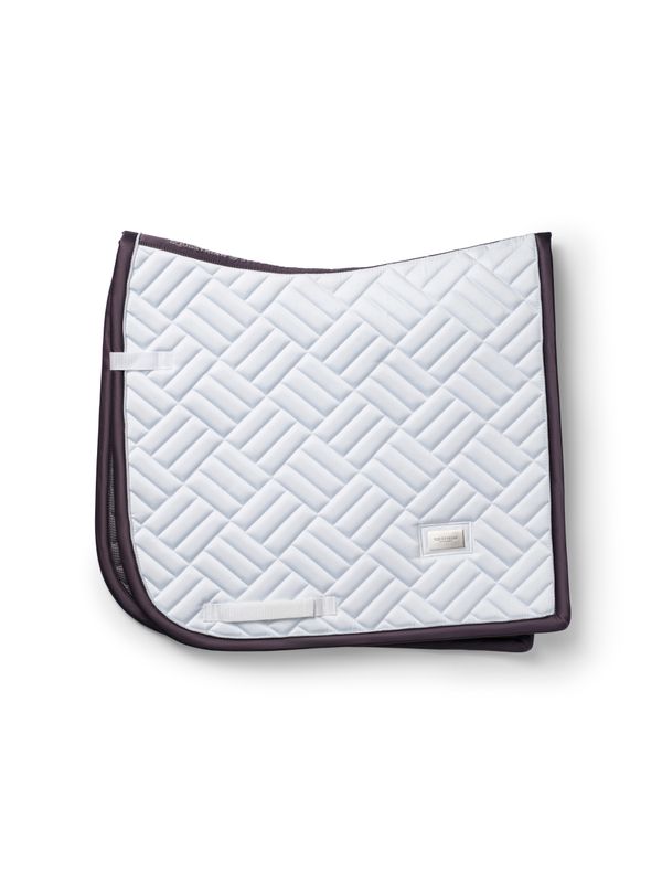 Dressage Saddle Pad Modern White DARK VIOLET