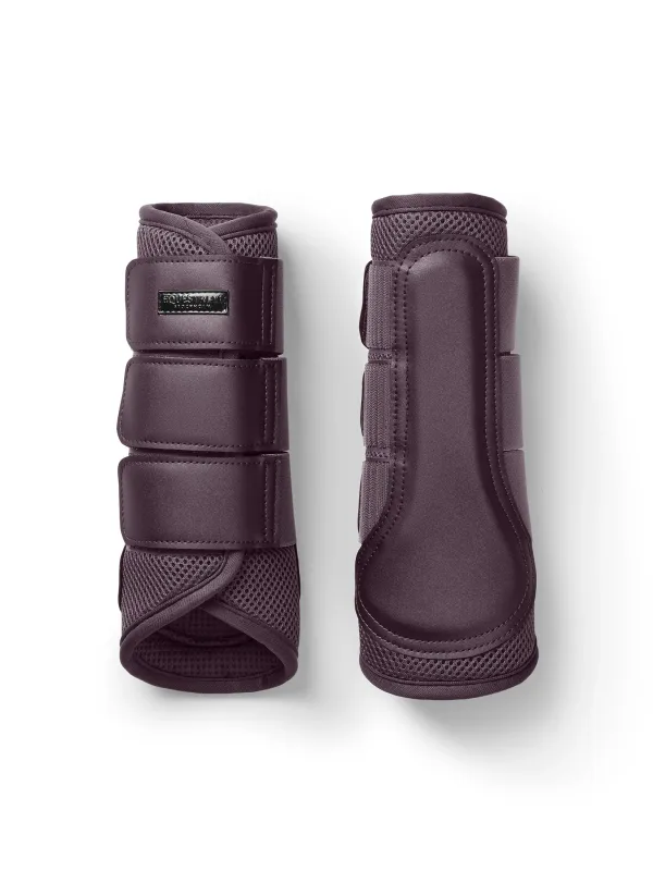 Classic Mesh Brushing Boots DARK VIOLET Full (Set of 4)
