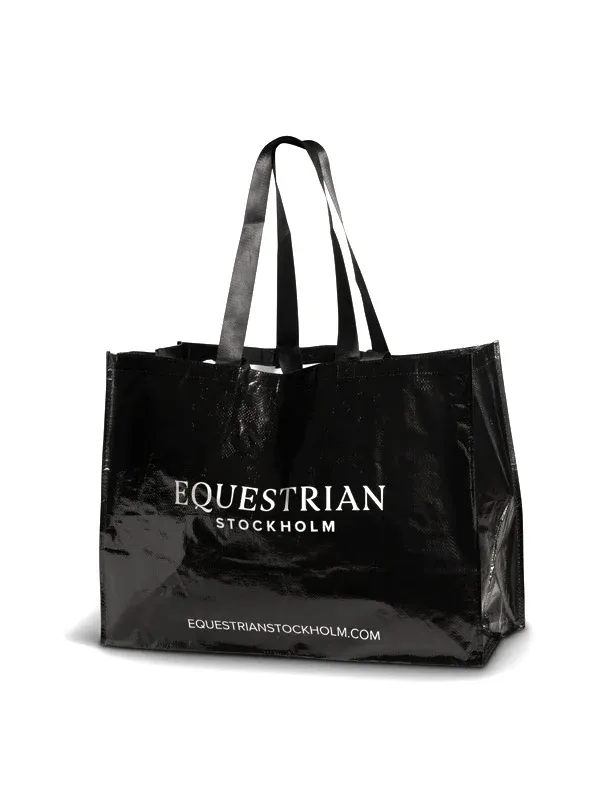 Woven Stable Bag BLACK
