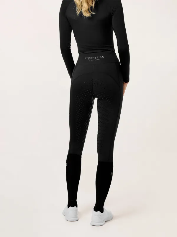 Riding Tights Movement Full Seat ALL BLACK