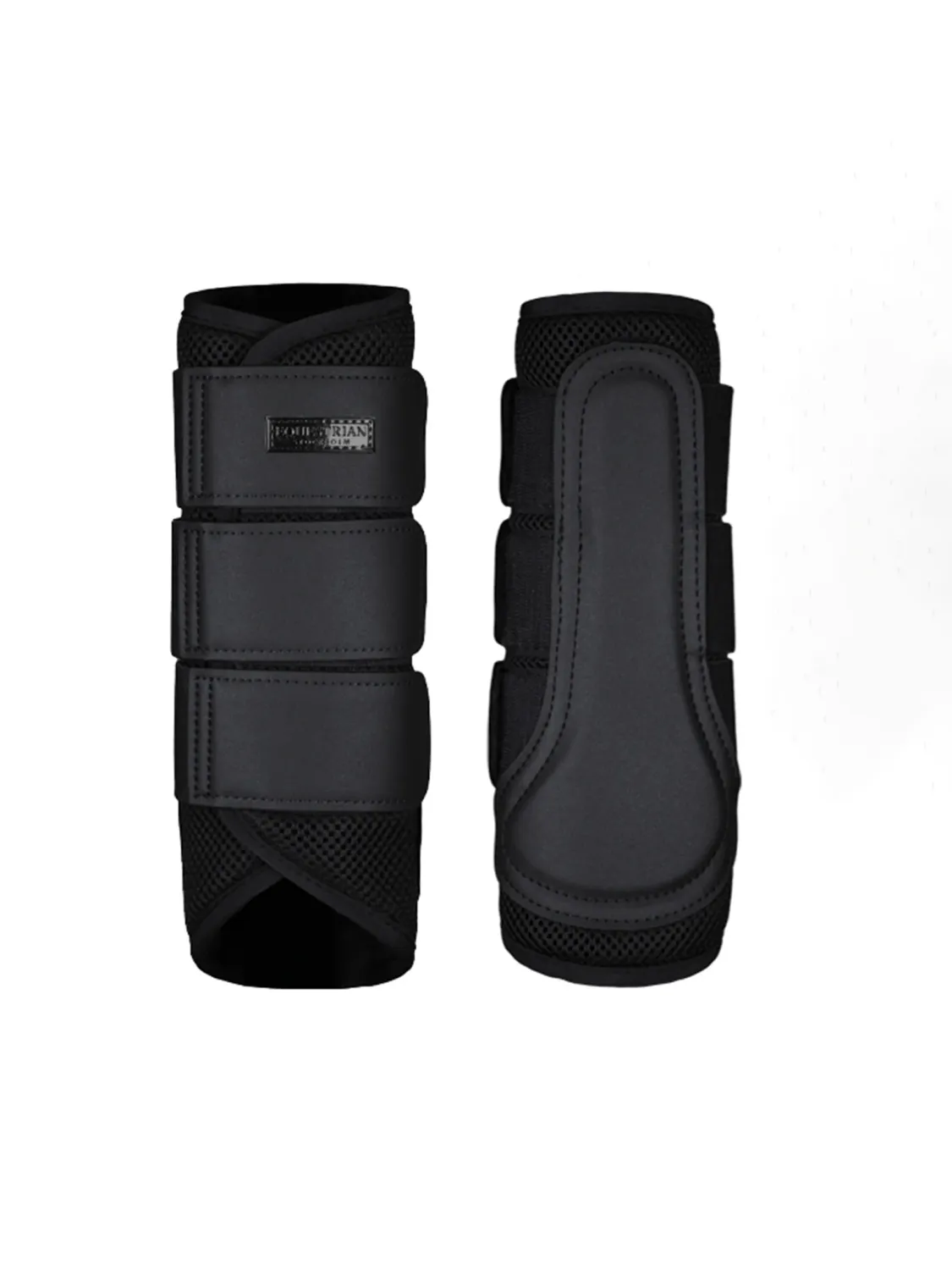 Classic Mesh Brushing Boots ALL BLACK (LARGE, Set of 4)