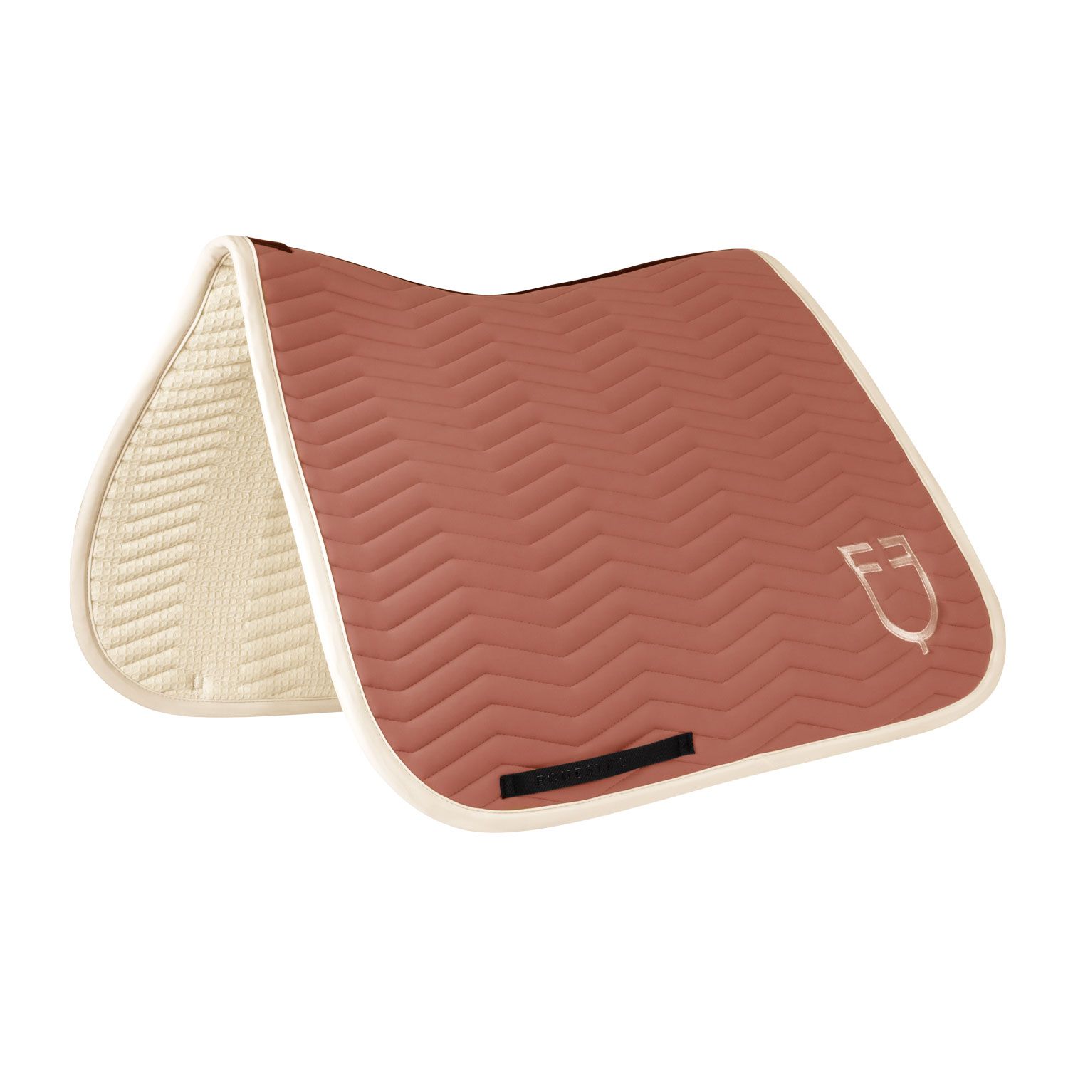 Equestro Saddle Pad Wave Dressage Redwood
